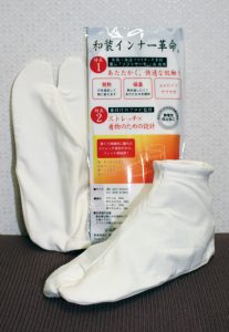 和装インナー　あったか足袋　指先暖かい足袋